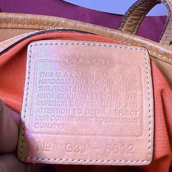 Coach City Tote with Signature Logo in Tan and Brown - Picture 2 of 16